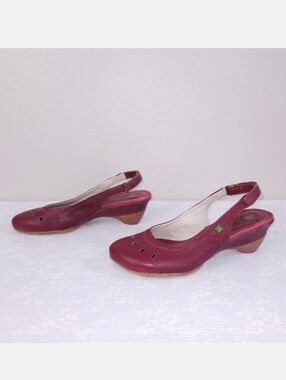 El Naturalista Slingback Kitten Heels EU 41